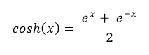 cosh formula