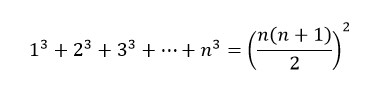 Sum of Cubes of Natural numbers